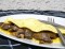 Omelet met kippenlevertjes